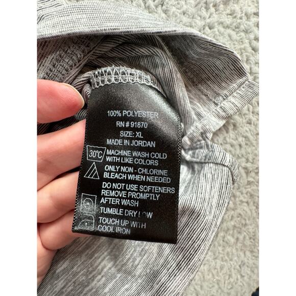 Bolle Polo Shirt Mens XL Gray Golf Collar Short Sleeve Lightweight Casual - Picture 2 of 6